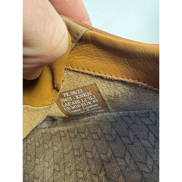 OluKai Lae‘ahi Lī ‘Ili Men’s Waterproof Leather Sneakers Kukui Brown 10 US EUC main image 5